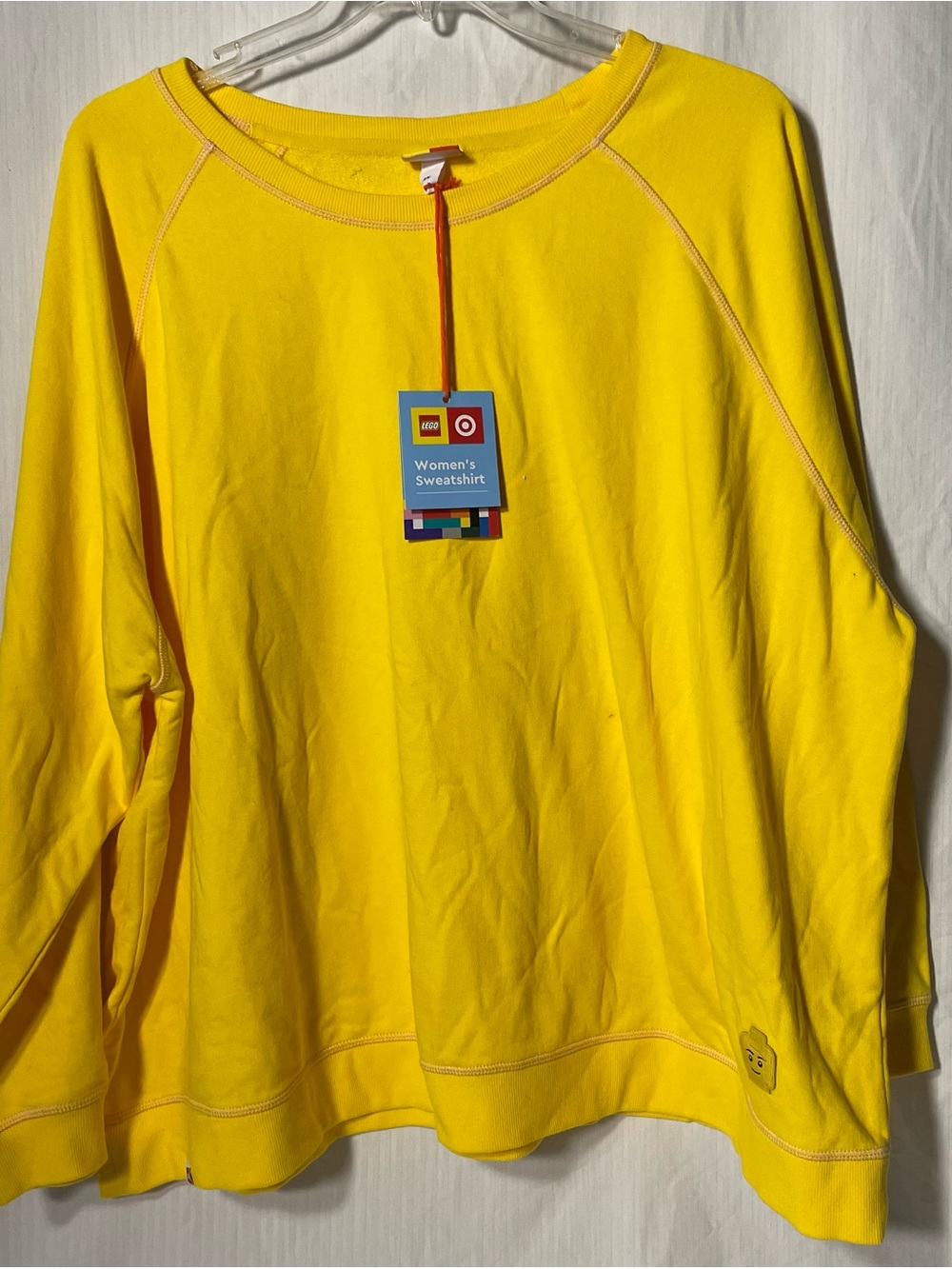 Lego Women's Bright Yellow Crewneck Sweatshirt